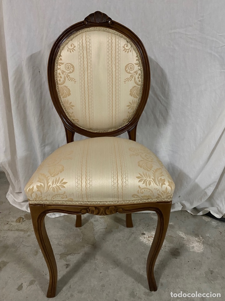 Antig&uuml;edades: Silla antigua de madera - Foto 1