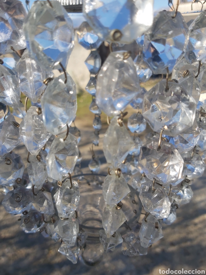 Antig&uuml;edades: Globos o faroles de cristal antiguos. - Foto 4