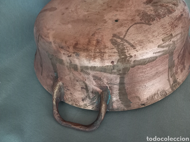 Antig&uuml;edades: OLLA DE BRONCE 48CM DIAMETRO - Foto 7