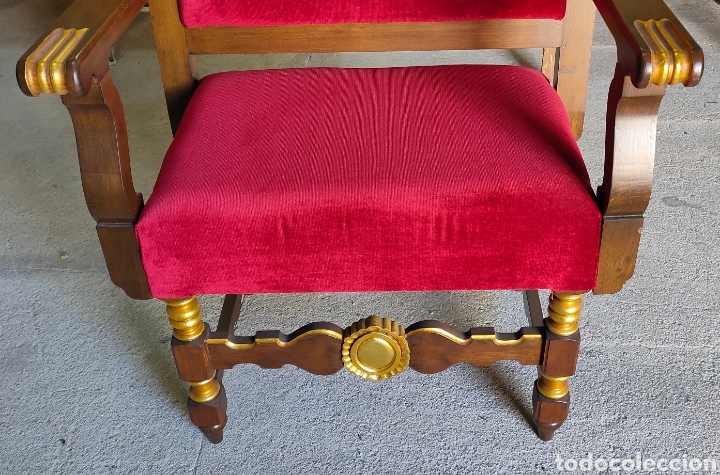 Antig&uuml;edades: Sill&oacute;n para sede, estilo espa&ntilde;ol - Foto 2