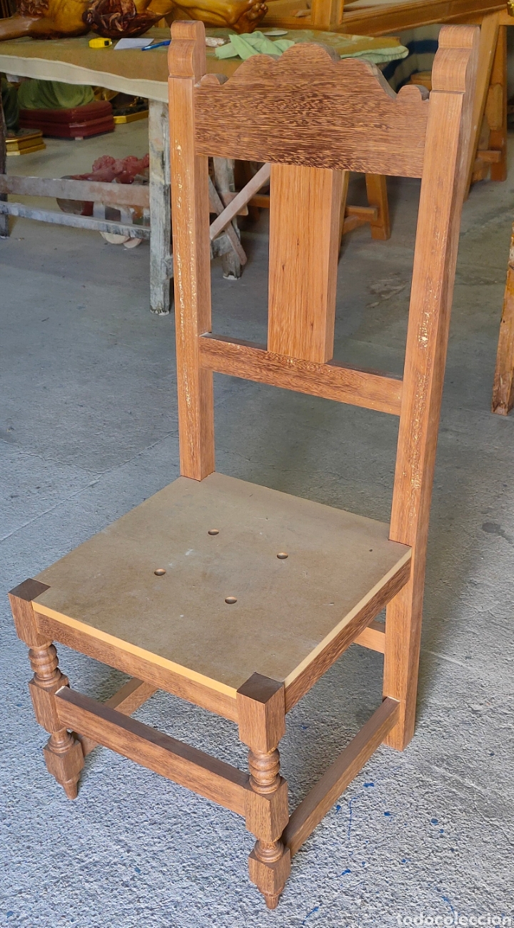 Antig&uuml;edades: Silla de madera de haya - Foto 1