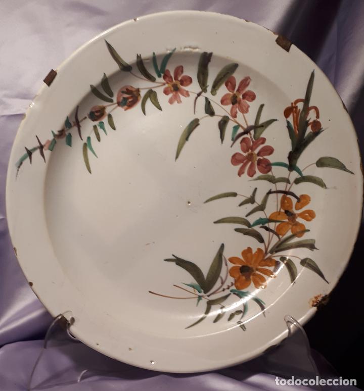 Antig&uuml;edades: Plato de Manises, siglo XIX. - Foto 2