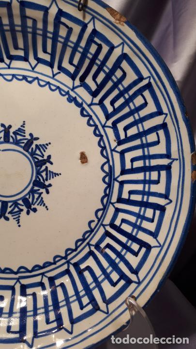 Antig&uuml;edades: Plato de Manises, siglo XIX. - Foto 3