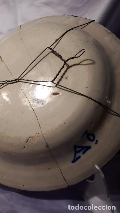 Antig&uuml;edades: Plato de Manises siglo XIX. - Foto 2