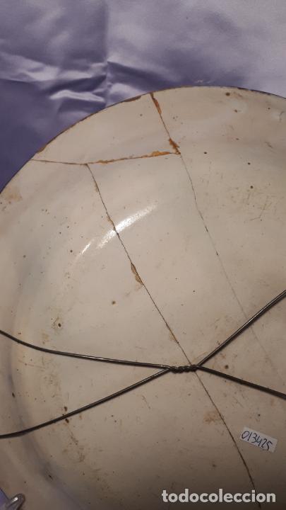 Antig&uuml;edades: Plato de Manises siglo XIX. - Foto 3