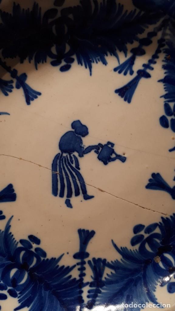 Antig&uuml;edades: Plato de Manises siglo XIX. - Foto 6