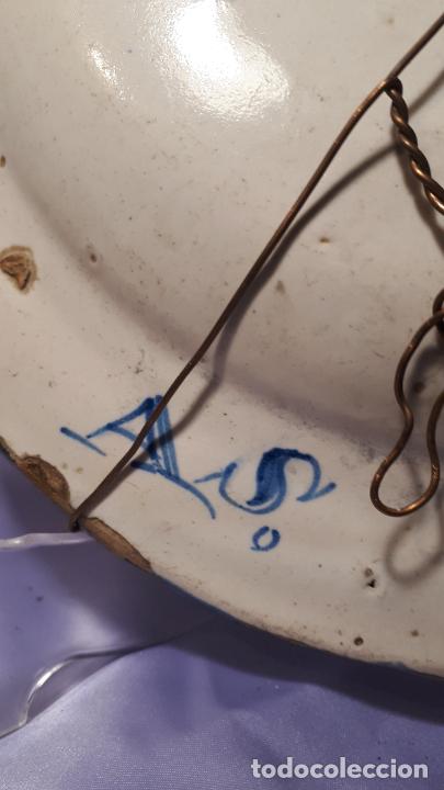 Antig&uuml;edades: Plato de Manises, siglo XIX. - Foto 4