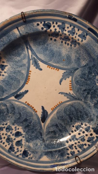 Antig&uuml;edades: Plato de Manises, siglo XIX. - Foto 3