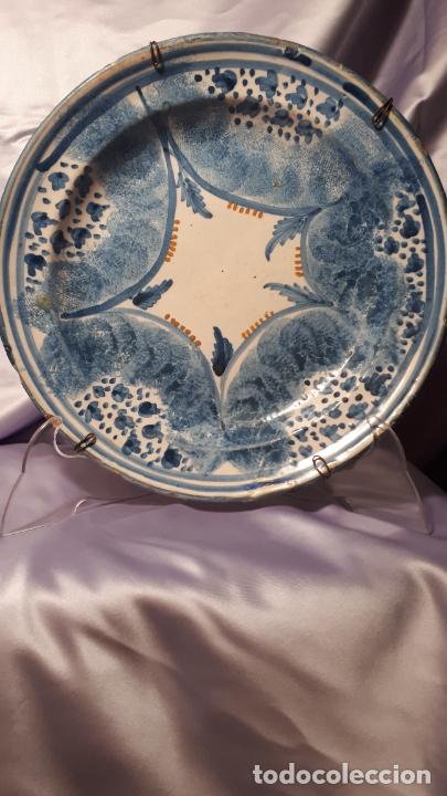 Antig&uuml;edades: Plato de Manises, siglo XIX. - Foto 1