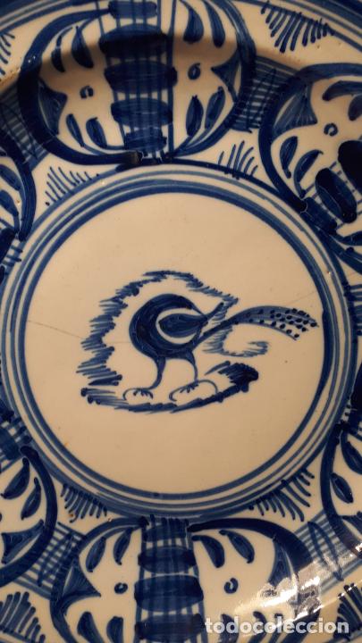 Antig&uuml;edades: Plato de Manises, siglo XIX. - Foto 4