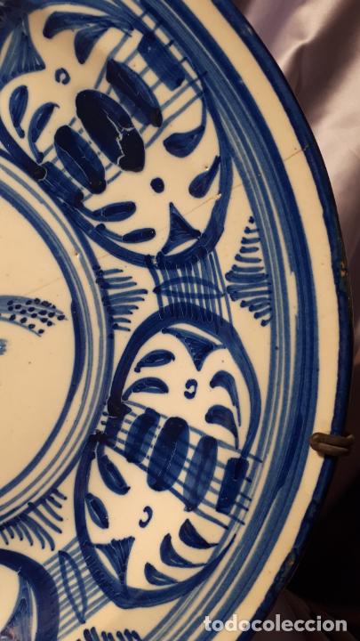 Antig&uuml;edades: Plato de Manises, siglo XIX. - Foto 5