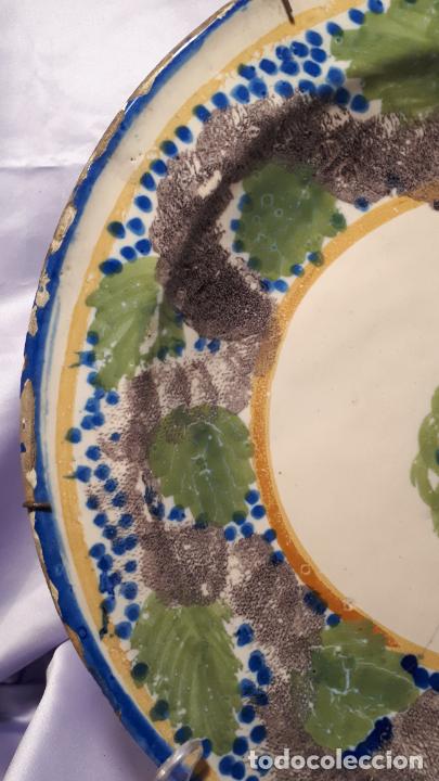 Antig&uuml;edades: Plato de Manises, siglo XIX. - Foto 2