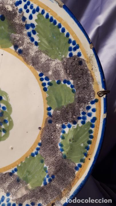 Antig&uuml;edades: Plato de Manises, siglo XIX. - Foto 4