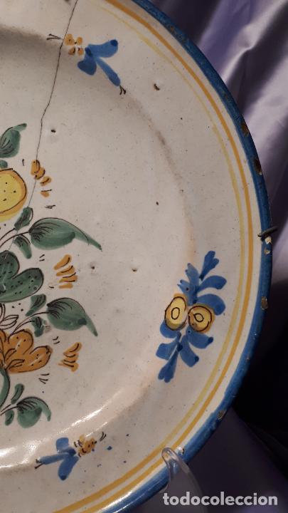 Antig&uuml;edades: Plato de Manises, siglo XIX. - Foto 4