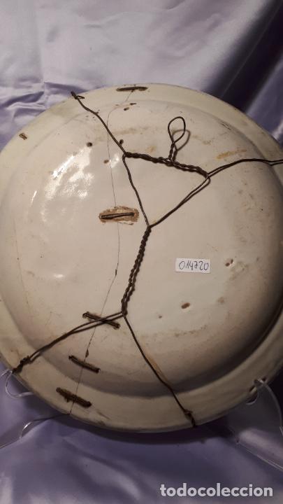 Antig&uuml;edades: Plato de Manises siglo XIX. - Foto 5