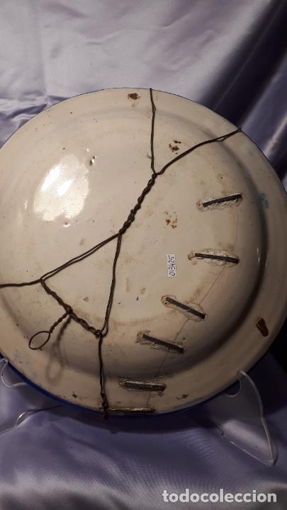 Antig&uuml;edades: Plato de Manises siglo XIX. - Foto 3