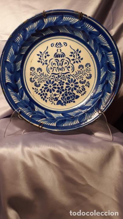 Antig&uuml;edades: Plato de Manises siglo XIX. - Foto 1