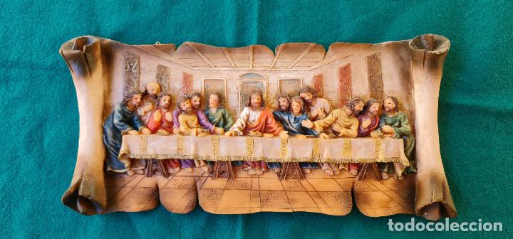 Antig&uuml;edades: RETABLO RELIGIOSO ULTIMA CENA - RELIEVE - Foto 1