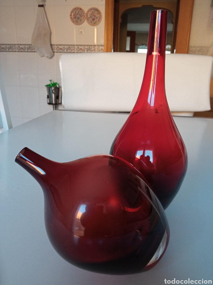 Antig&uuml;edades: Dos jarrones en cristal de Murano - Foto 6