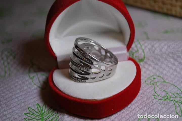 Antig&uuml;edades: Anillo de plata DE LEY con 155 PIEDRAS . - Foto 7