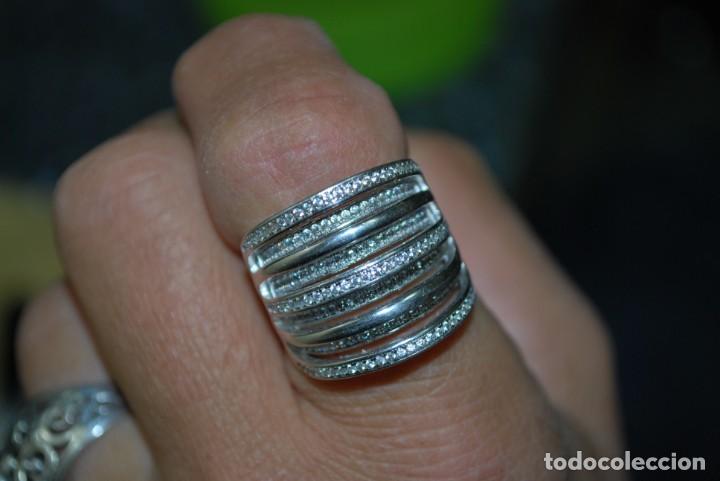 Antig&uuml;edades: Anillo de plata DE LEY con 155 PIEDRAS . - Foto 9