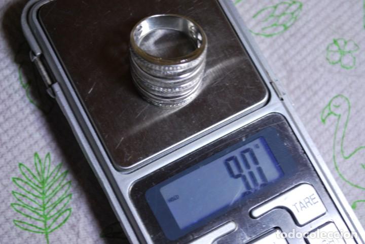 Antig&uuml;edades: Anillo de plata DE LEY con 155 PIEDRAS . - Foto 10