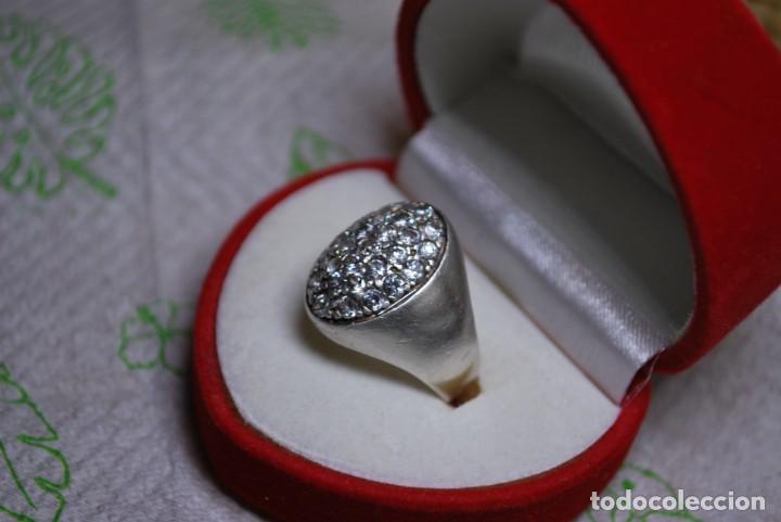 Antig&uuml;edades: Anillo de plata DE LEY con 27 PIEDRAS . - Foto 3