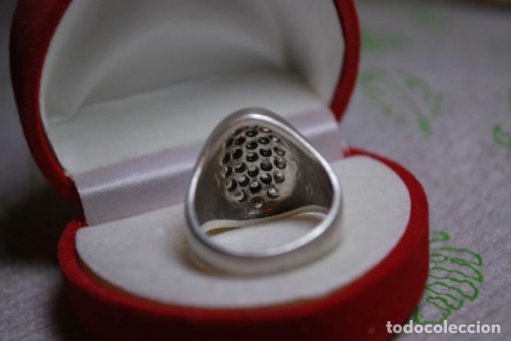 Antig&uuml;edades: Anillo de plata DE LEY con 27 PIEDRAS . - Foto 7