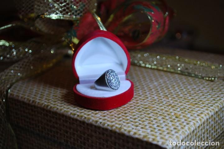 Antig&uuml;edades: Anillo de plata DE LEY con 27 PIEDRAS . - Foto 9