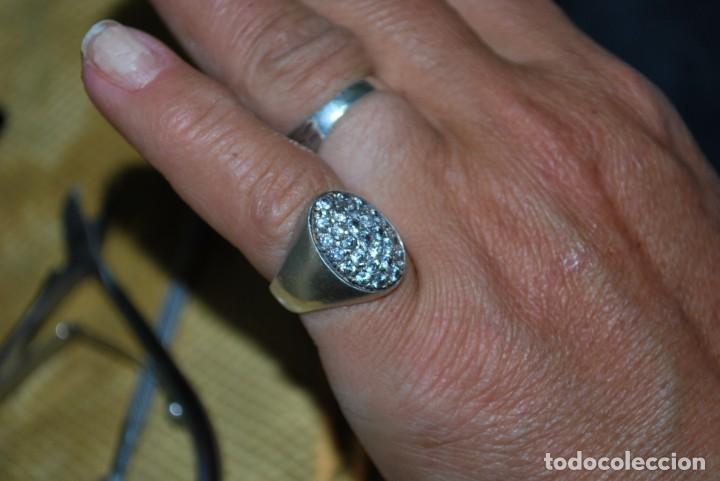 Antig&uuml;edades: Anillo de plata DE LEY con 27 PIEDRAS . - Foto 10