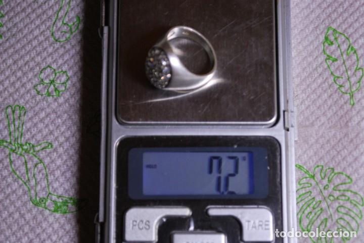 Antig&uuml;edades: Anillo de plata DE LEY con 27 PIEDRAS . - Foto 11