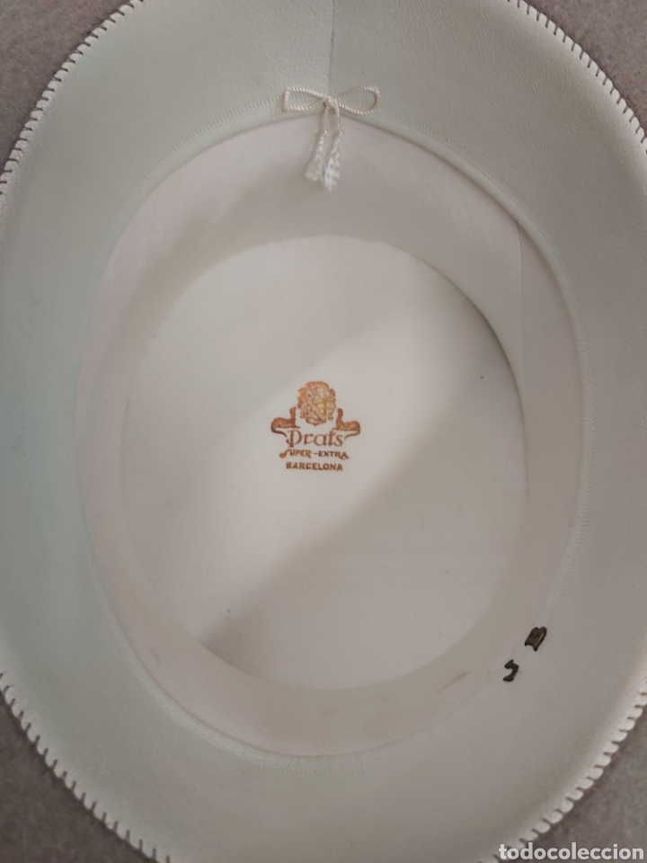 Antig&uuml;edades: Sobrero copa Fieltro Prats - Foto 11