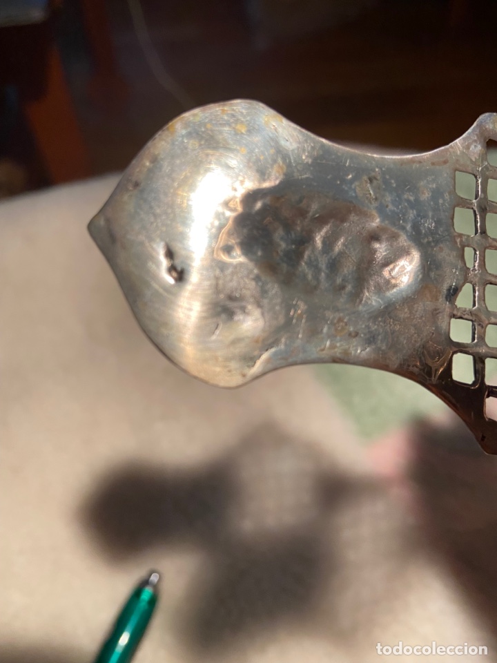 Antig&uuml;edades: Pinzas para servir de plata - Foto 4