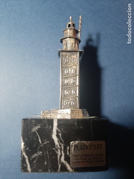 Antig&uuml;edades: Torre hercules coru&ntilde;a plata - Foto 1
