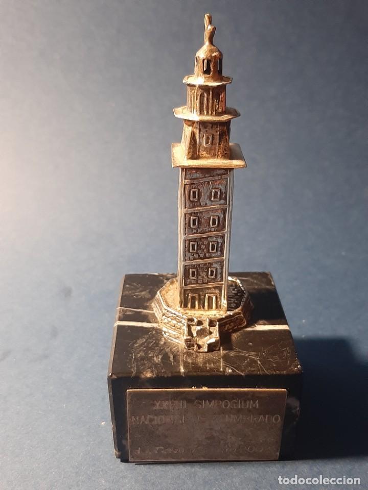 Antig&uuml;edades: Torre hercules coru&ntilde;a plata - Foto 4