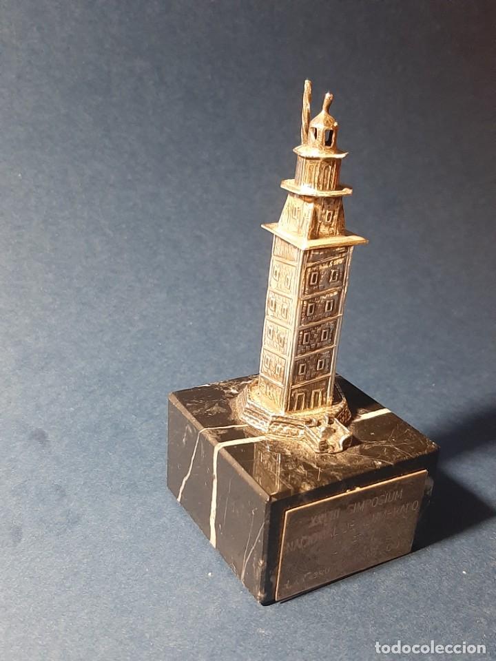 Antig&uuml;edades: Torre hercules coru&ntilde;a plata - Foto 5