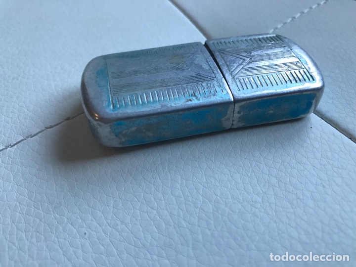 Antig&uuml;edades: Antiguo mechero de mecha con tapa - Foto 4