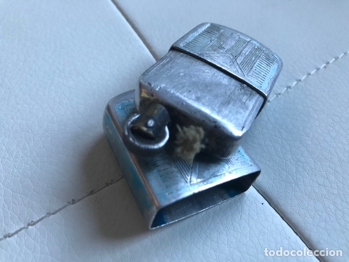 Antig&uuml;edades: Antiguo mechero de mecha con tapa - Foto 7