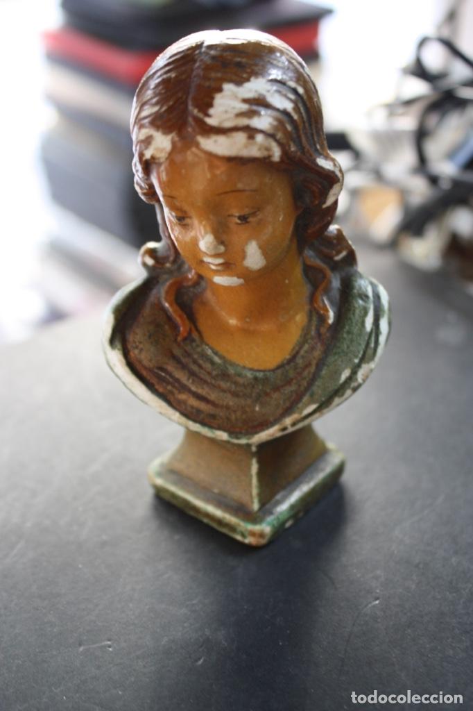 Antig&uuml;edades: CABEZA DE VIRGEN PARA RESTAURAR 10CMS - Foto 1