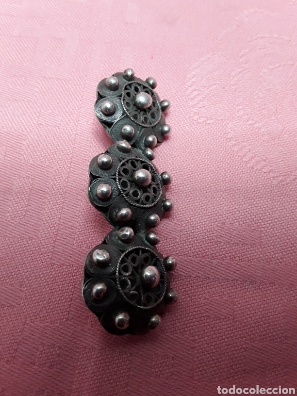 Antig&uuml;edades: Broche de plata charro - Foto 2