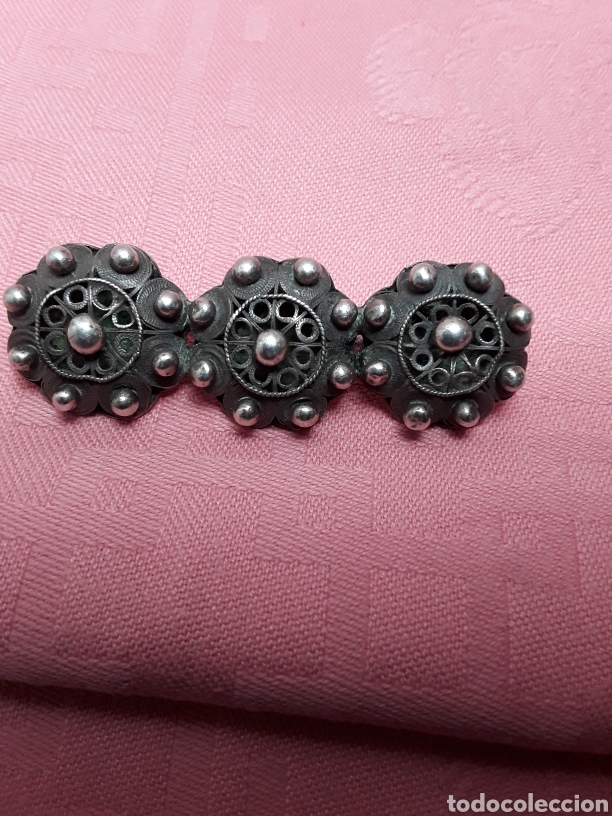 Antig&uuml;edades: Broche de plata charro - Foto 7