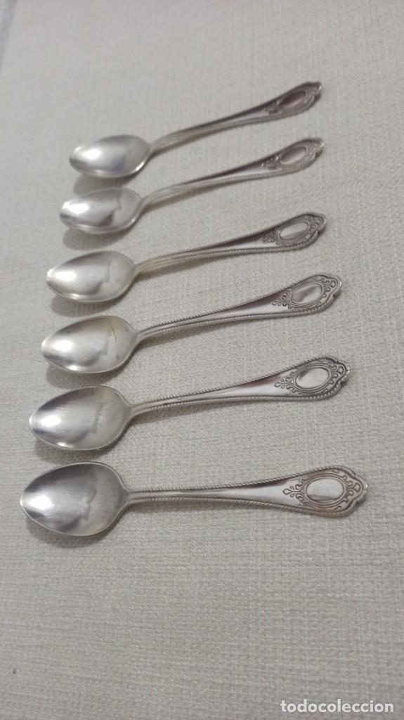 Antig&uuml;edades: CUCHARAS PLATA SOLINGEN ROCOC&Oacute; 100 CORONA - Foto 1