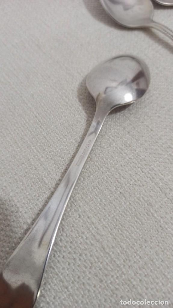 Antig&uuml;edades: CUCHARAS PLATA SOLINGEN ROCOC&Oacute; 100 CORONA - Foto 4