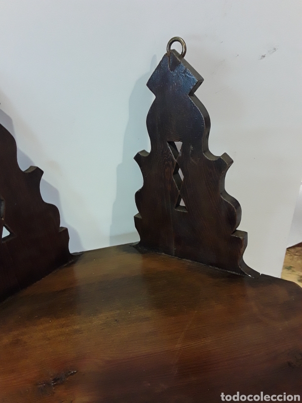 Antig&uuml;edades: Estanteria, repisa de rinc&oacute;n - Foto 7