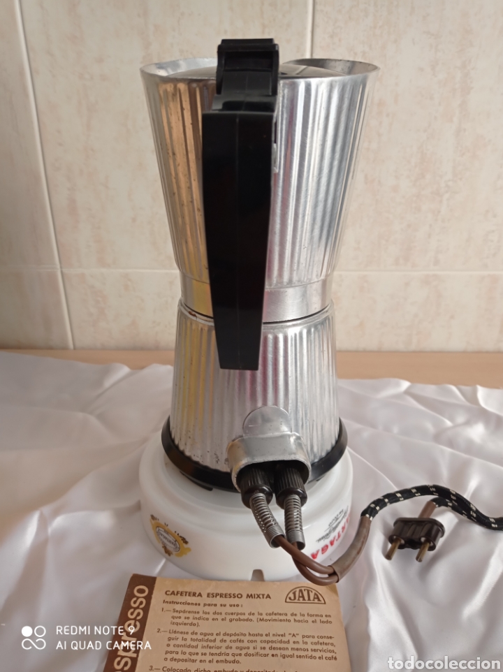 Antig&uuml;edades: CAFETERA MIXTA JATA FUNCIONA A&Ntilde;OS 60 - Foto 5