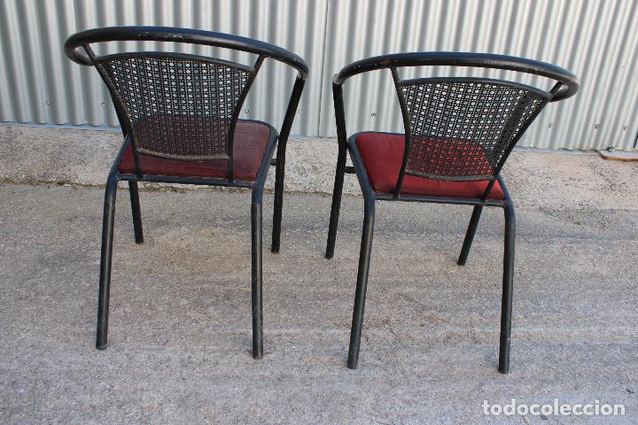 Antig&uuml;edades: 2 sillones de hirro jardin - Foto 4