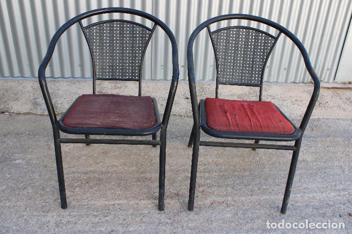 Antig&uuml;edades: 2 sillones de hirro jardin - Foto 1