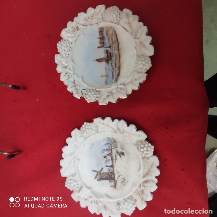 Antig&uuml;edades: parejas de platos peque&ntilde;os antiguos - Foto 1