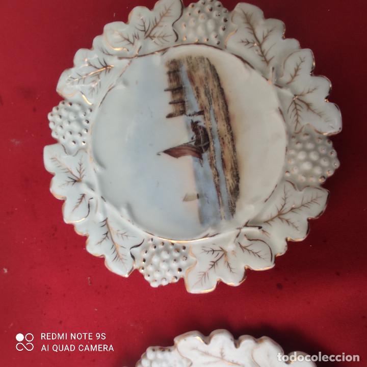 Antig&uuml;edades: parejas de platos peque&ntilde;os antiguos - Foto 3
