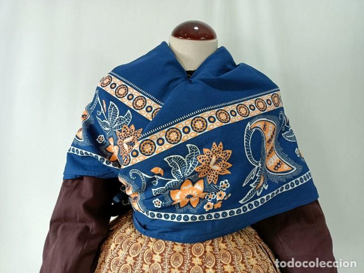 Antig&uuml;edades: Indiana &iacute;ndigo. Pa&ntilde;uelo estampado. - Foto 9